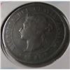 Image 1 : 1884 FINE VICTORIAN CANADA LARGE PENNY