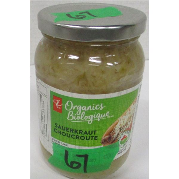 SHELF PULLS (AS IS):  SAURERKRAUT (473 ML) - JAR