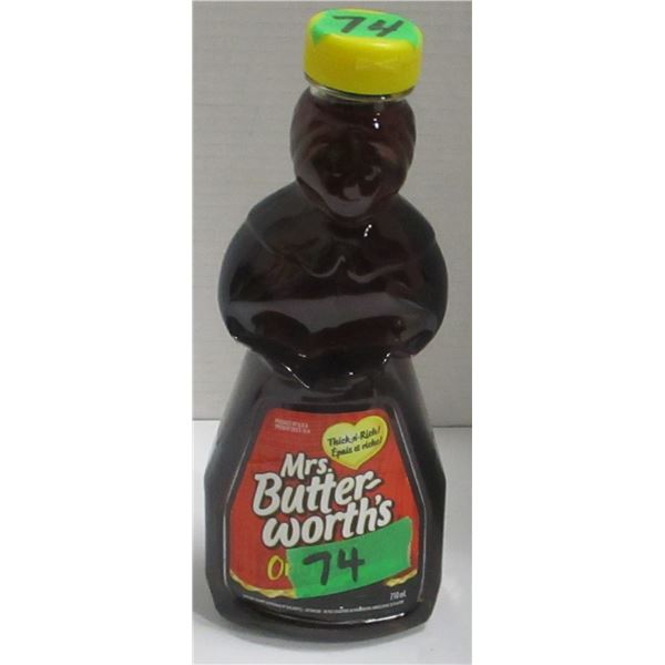 SHELF PULLS (AS IS):  MRS. BUTTERWORTHS ORIGINAL PANCAKE SYRUP (710 ML)