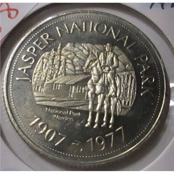 1907 - 1977 BU JASPER NATIONAL PARK TRADE DOLLAR