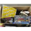 Image 3 : BOX C/W DVD'S, VACUUM BAGS, PHOTO ALBUM, ETC