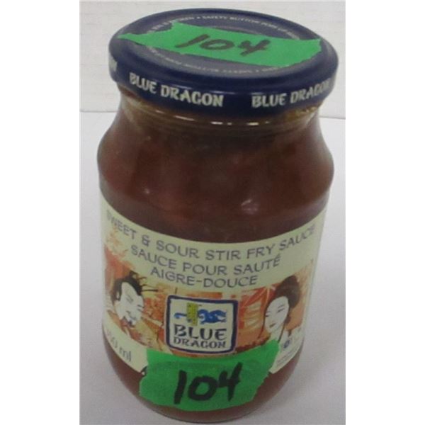 SHELF PULLS (AS IS):  SWEET & SOUR STIR FRY SAUCE (350 ML) - JAR
