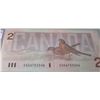 Image 1 : 1986 BIRD SERIES LEGAL TENDER CANADA $2 BILL