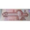 Image 3 : 1986 BIRD SERIES LEGAL TENDER CANADA $2 BILL