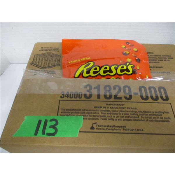 SHELF PULLS (AS IS):  REESE MINI'S (6 X 5 OZ BAGS) - CASE