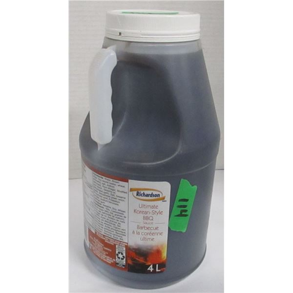 SHELF PULLS (AS IS):  KOREAN STYLE BBQ SAUCE (1 GALLON) - JUG