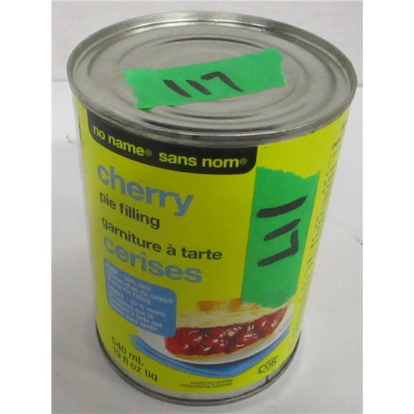 SHELF PULLS (AS IS):  CHERRY PIE FILLING (540 ML) - CAN