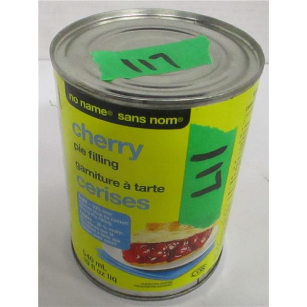 SHELF PULLS (AS IS):  CHERRY PIE FILLING (540 ML) - CAN