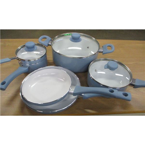 FREIGHT DAMAGE (AS IS):  9 PIECES OF POTS & PANS