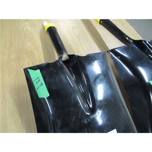 FREIGHT DAMAGE (AS IS):  2 - SQUARE SHOVELS (BROKEN HANDLES)