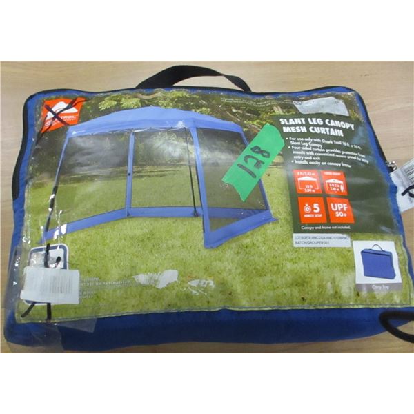 FREIGHT DAMAGE (AS IS):  MESH CANOPY CURTAIN