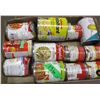 Image 1 : FREIGHT DAMAGE (AS IS):  FLAT C/W 12 CANS ASSORTED SOUP