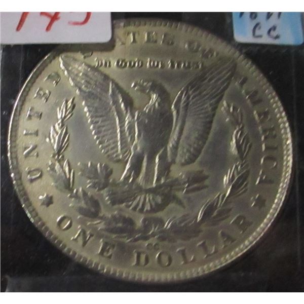 1891 CARSON CITY USA SILVER DOLLAR (NOT TESTED - AS IS - SILVER CONTENT NOT VERIFIED)