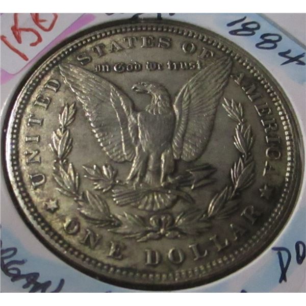 1884 USA MORGAN SILVER DOLLAR
