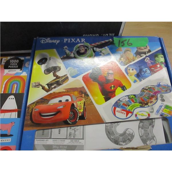 BOX C/W GAMES, CRAFT ITEMS, ETC