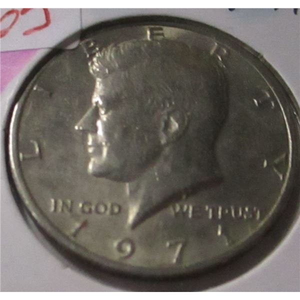 1971 USA KENNEDY HALF DOLLAR