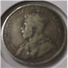 Image 3 : 1918 CANADA KING GEORGE V SILVER QUARTER