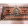 Image 2 : 1937 LEGAL TENDER CANADA KING GEORGE VI $2 BILL