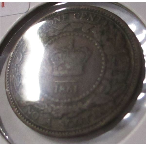 1861 NOVA SCOTIA VICTORIAN LARGE PENNY