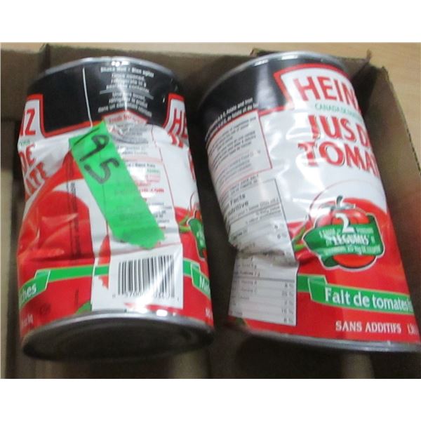 FREIGHT DAMAGE (AS IS):  TOMATO JUICE - 2 CANS