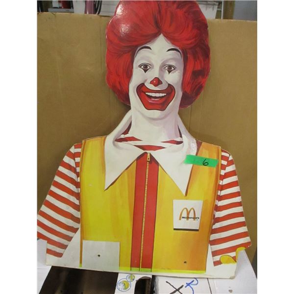 COLLECTABLE:  PICTURE OF RONALD MCDONALD