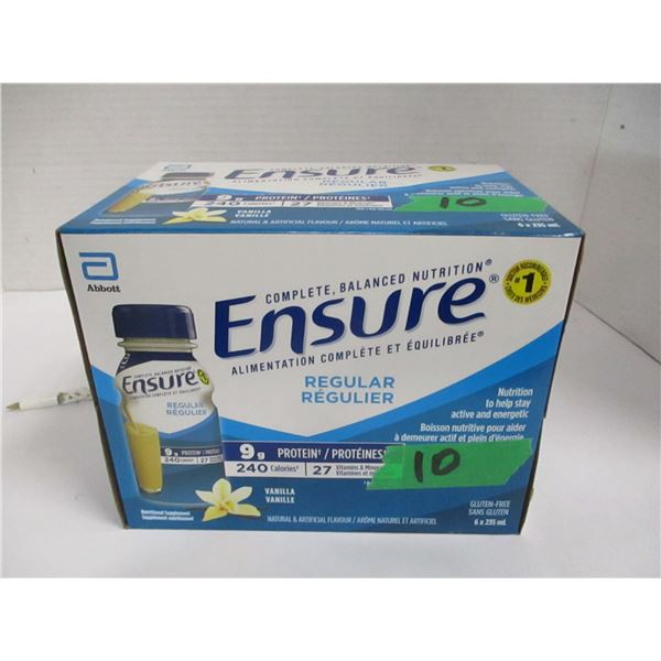 REGULAR VANILLA ENSURE DRINK (6 X 235 ML) - BOX