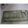 Image 4 : 1954 DEVIL'S FACE BANK OF CANADA LEGAL TENDER $1 BILL