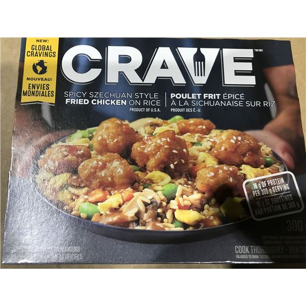 FROZEN:  CRAVE SPICY SZECHUAN STYLE FRIED CHICKEN ON RICE