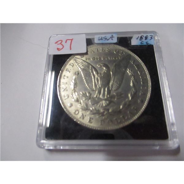 1883 CARSON CITY USA SILVER DOLLAR (NOT TESTED - AS IS - SILVER CONTENT NOT VERIFIED)