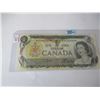 Image 1 : 1973 CRISP UNCIRCULATED POKER HAND SERIAL NUMBER CANADA LEGAL TENDER $1 BILL