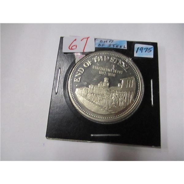 1976 END OF STEEL KLONDIKE EDMONTON DOLLAR