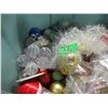 Image 3 : ESTATE:  TOTE C/W ASSORTED CHRISTMAS DECORATIONS
