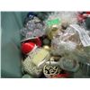 Image 4 : ESTATE:  TOTE C/W ASSORTED CHRISTMAS DECORATIONS