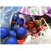 Image 2 : ESTATE:  TOTE C/W ASSORTED CHRISTMAS DECORATIONS