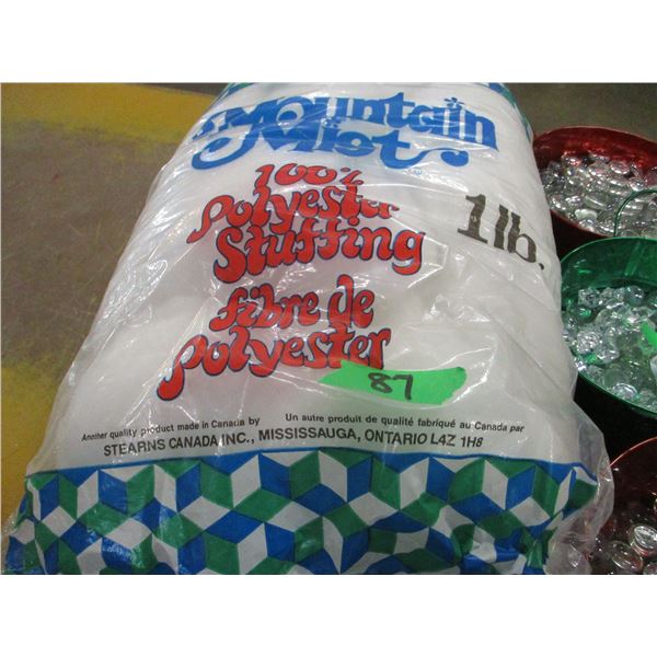 ESTATE:  BOX C/W DECORATIONS & STUFFING