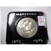 Image 2 : 1870 - 1970 MANITOBA PROOF CASED CANADA DOLLAR
