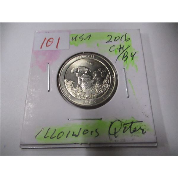 2016 CH/BU USA ILLINOIS QUARTER