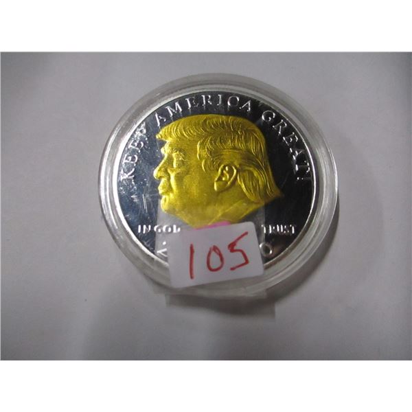 2020 PROOF (KEEP AMERICA GREAT) DONALD TRUMP COIN
