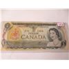 Image 2 : 1973 BANK OF CANADA SERIAL NUMBER LEGAL TENDER $1 BILL (529 - 529)