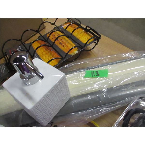 STORE RETURNS (AS IS):  BLIND, CORN BASKET, COPRESSOR, PAINT, ETC