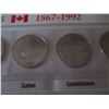 Image 9 : 1867 - 1992 CANADA 12 QUARTER COIN SET