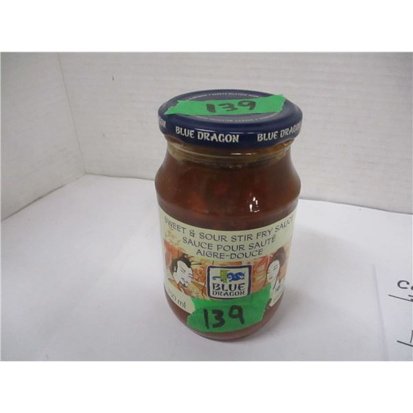SHELF PULLS (AS IS):  SWEET & SOUR STIR FRY SAUCE (350 ML) - JAR