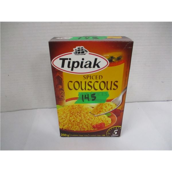 SHELF PULLS (AS IS):  SPICED COUSCOUS (250G) - BOX