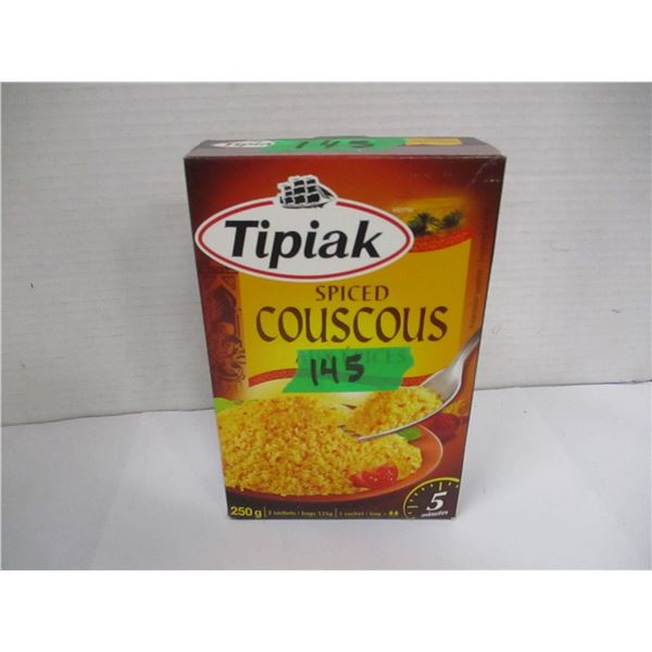 SHELF PULLS (AS IS):  SPICED COUSCOUS (250G) - BOX