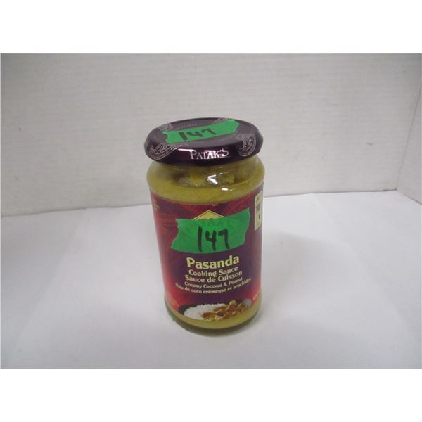 SHELF PULLS (AS IS):  PASANDA COOKING SAUCE (400 ML) - JAR