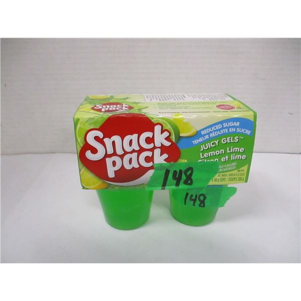 SHELF PULLS (AS IS):  JUICY GEL SNACK PACK (4 X 90G)