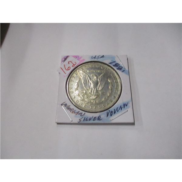 1881 MORGAN USA SILVER DOLLAR