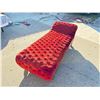 Image 13 : TUFTED VELVET PARLOR CHAISE LOUNGE WITH BROCADE TRIM AND OAK FRAME