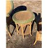 Image 5 : RATTAN SET, TWO CHAIRS AND A TABLE