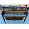 Image 3 : WURLITZER DESIGNER CONSOLE PIANO AND MATCHING TUFTED SEAT